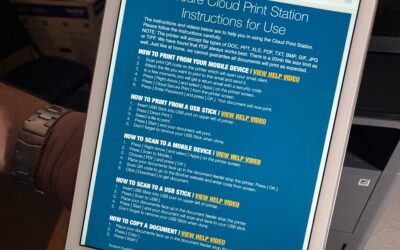 Video Help Screens added to our Cloud Print Stations