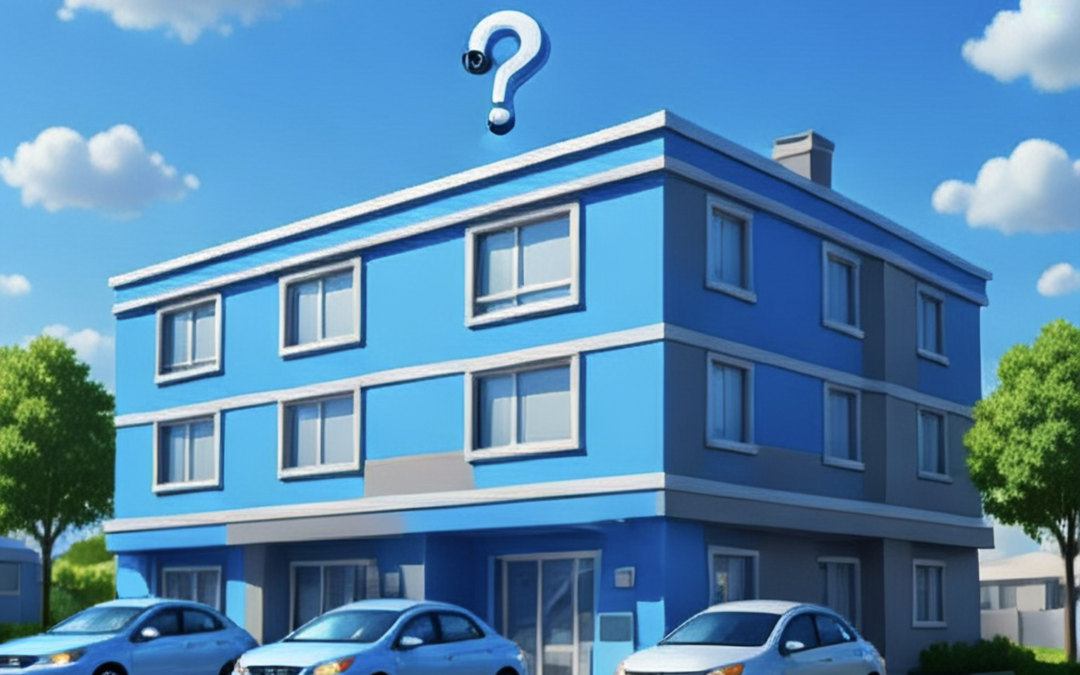 Can temporary surveillance deter crime in apartments?